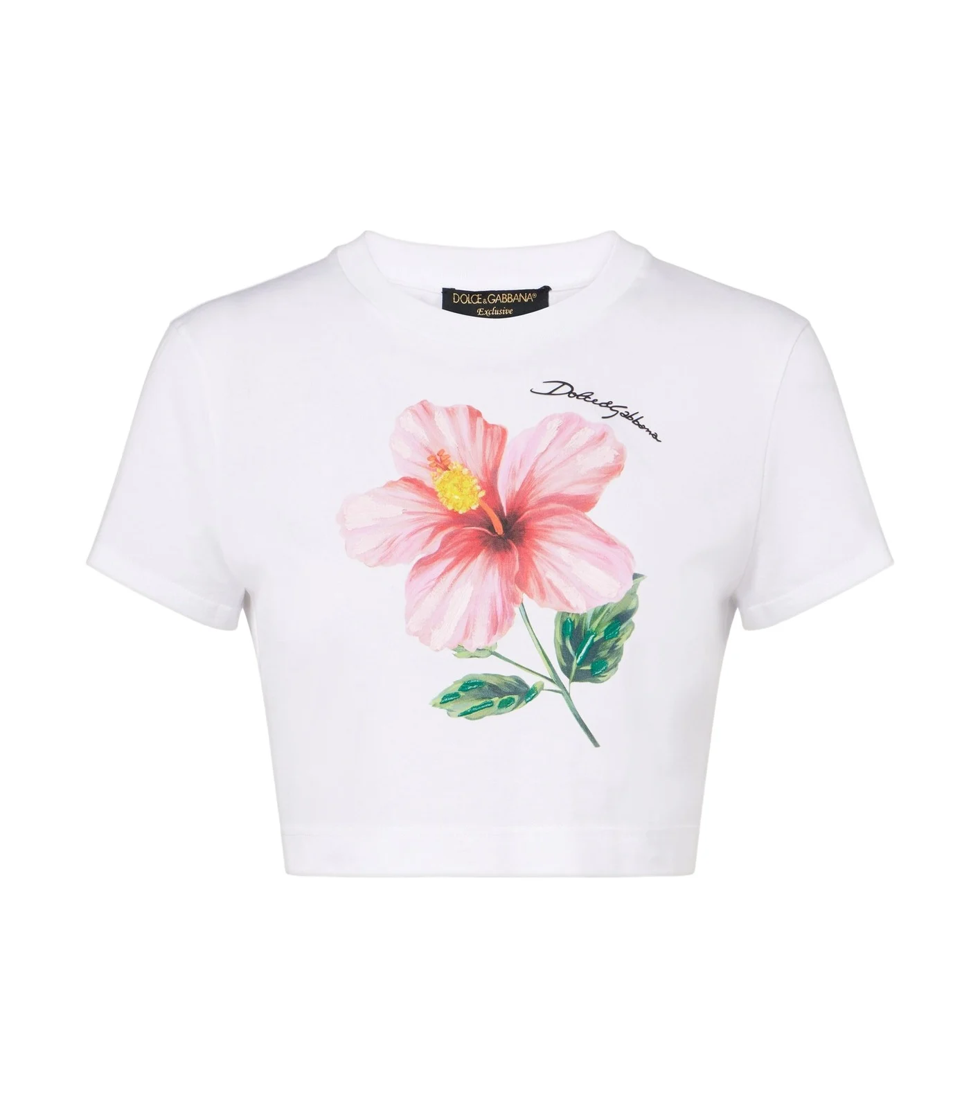 Floral cotton crop top Floral cotton crop top