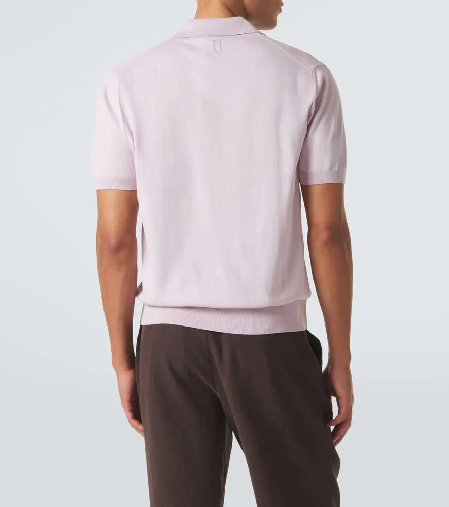 Canali Cotton and silk polo shirt | Thumbnail 3