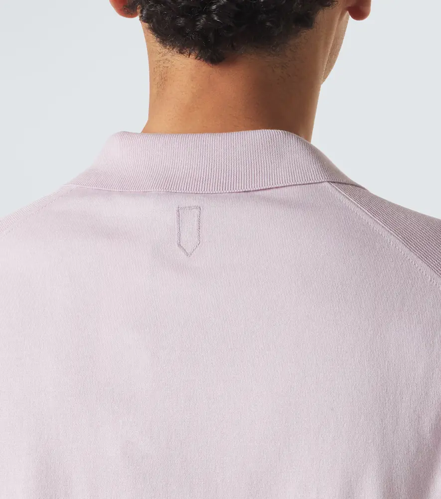 Canali Cotton and silk polo shirt | Thumbnail 5