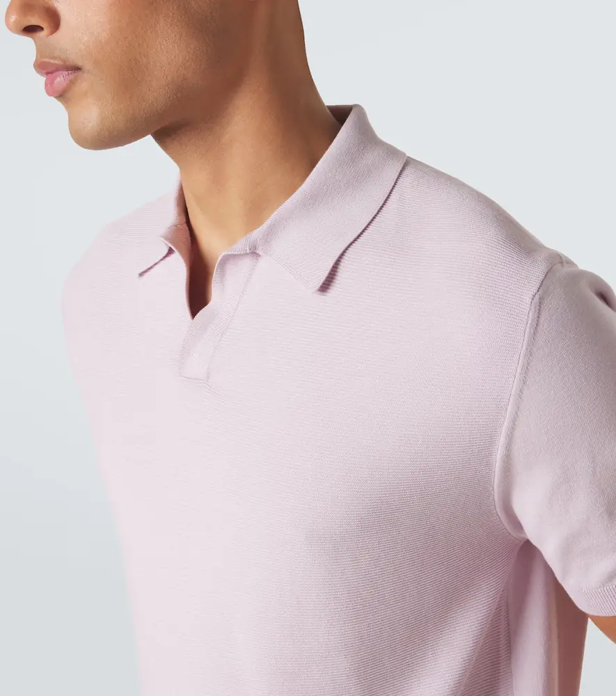 Canali Cotton and silk polo shirt | Thumbnail 6
