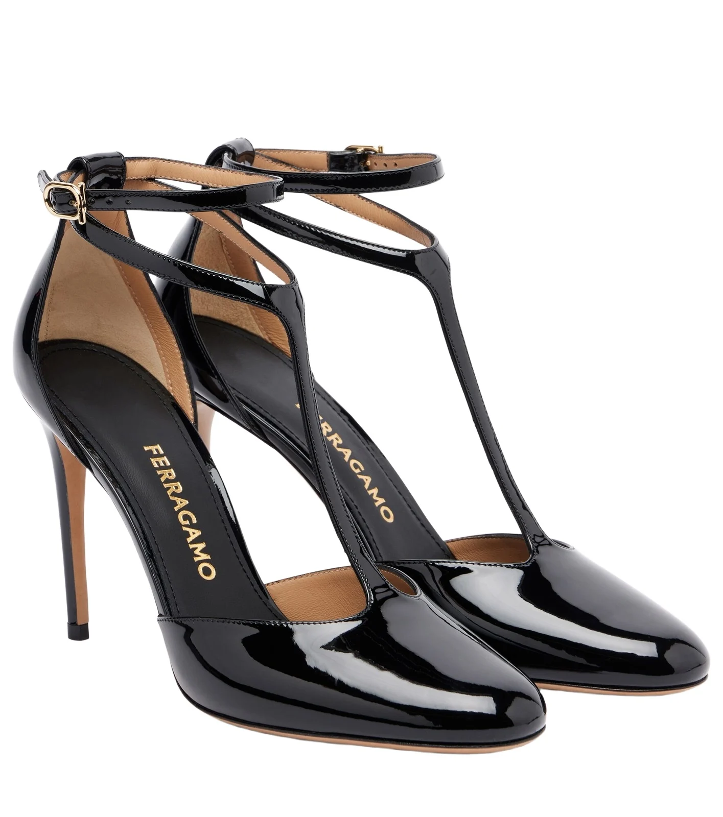 Leather pumps