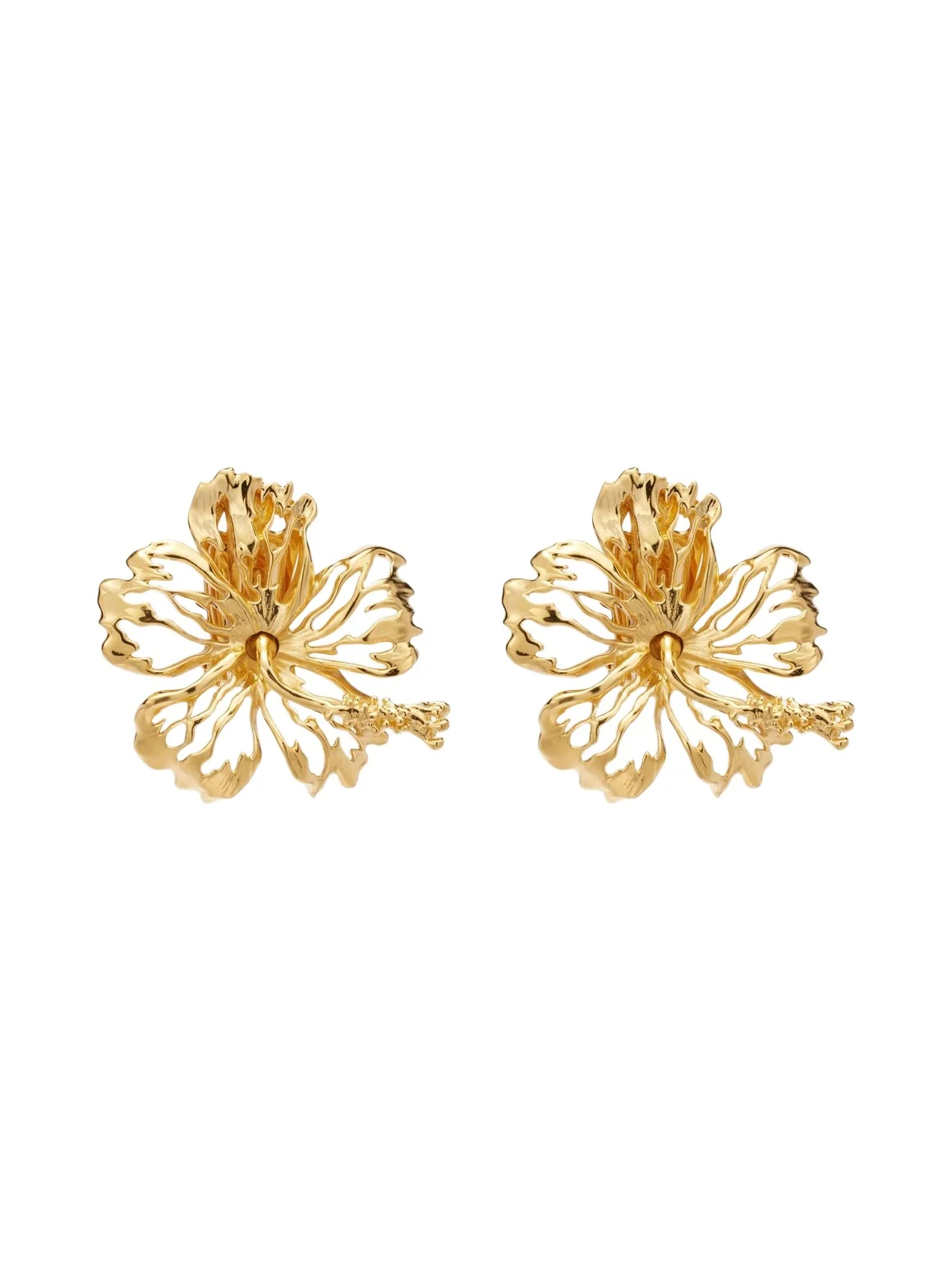 Hibiscus clip-on earrings Hibiscus clip-on earrings