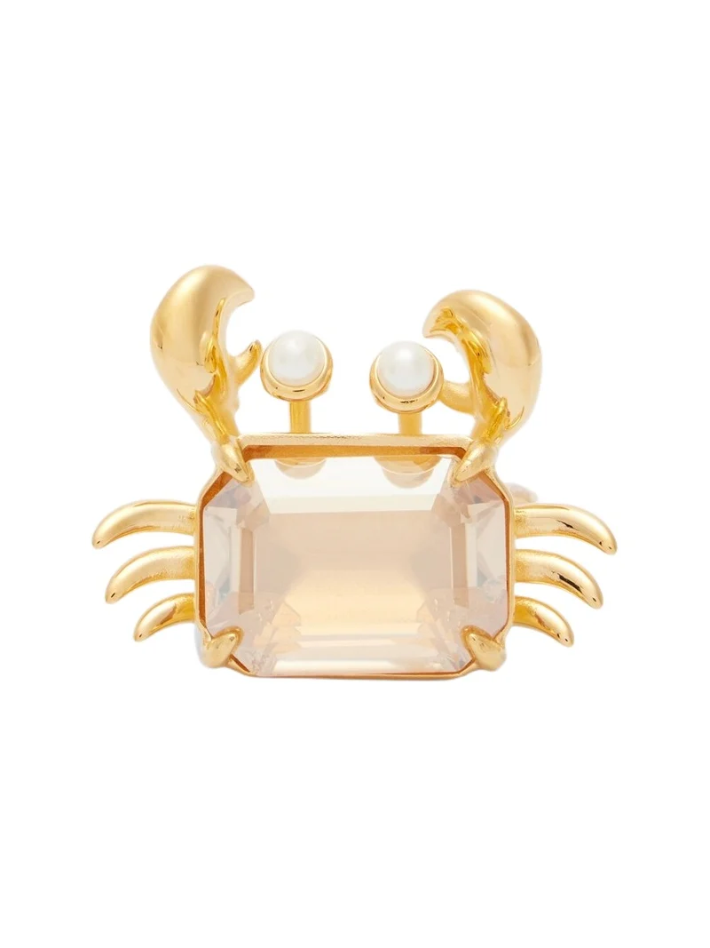 Crab embellished ring Crab embellished ring