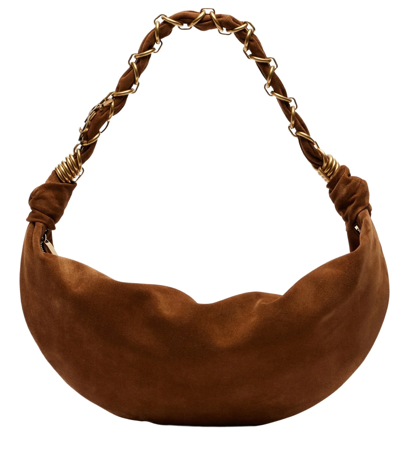 Amalia Small suede shoulder bag
