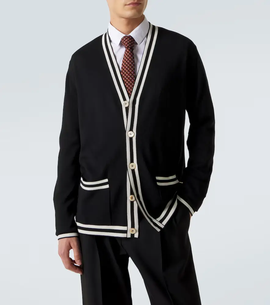 Valentino Garavani VLogo virgin wool cardigan | Thumbnail 2 Valentino Garavani VLogo virgin wool cardigan | Thumbnail 2