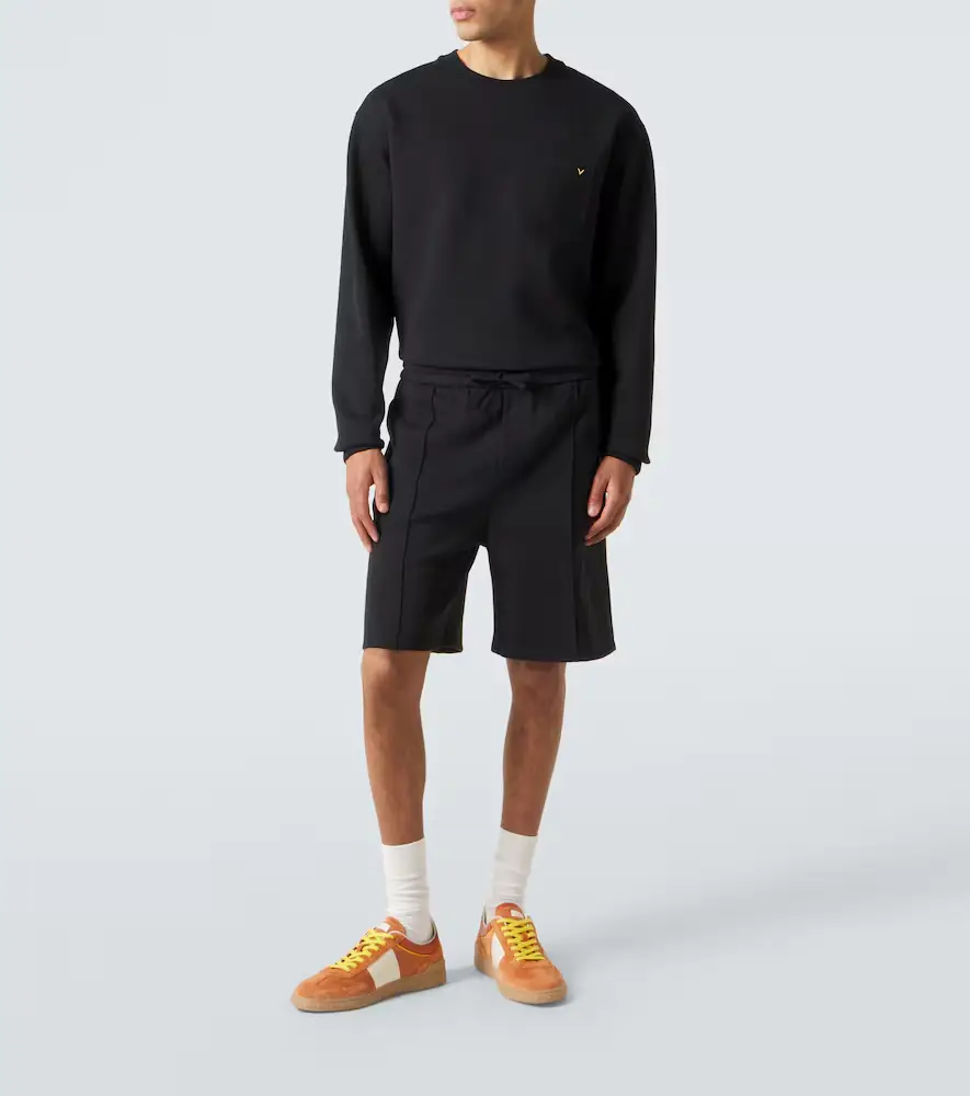 Valentino Garavani VGold cotton-blend jersey sweatshirt | Thumbnail 3