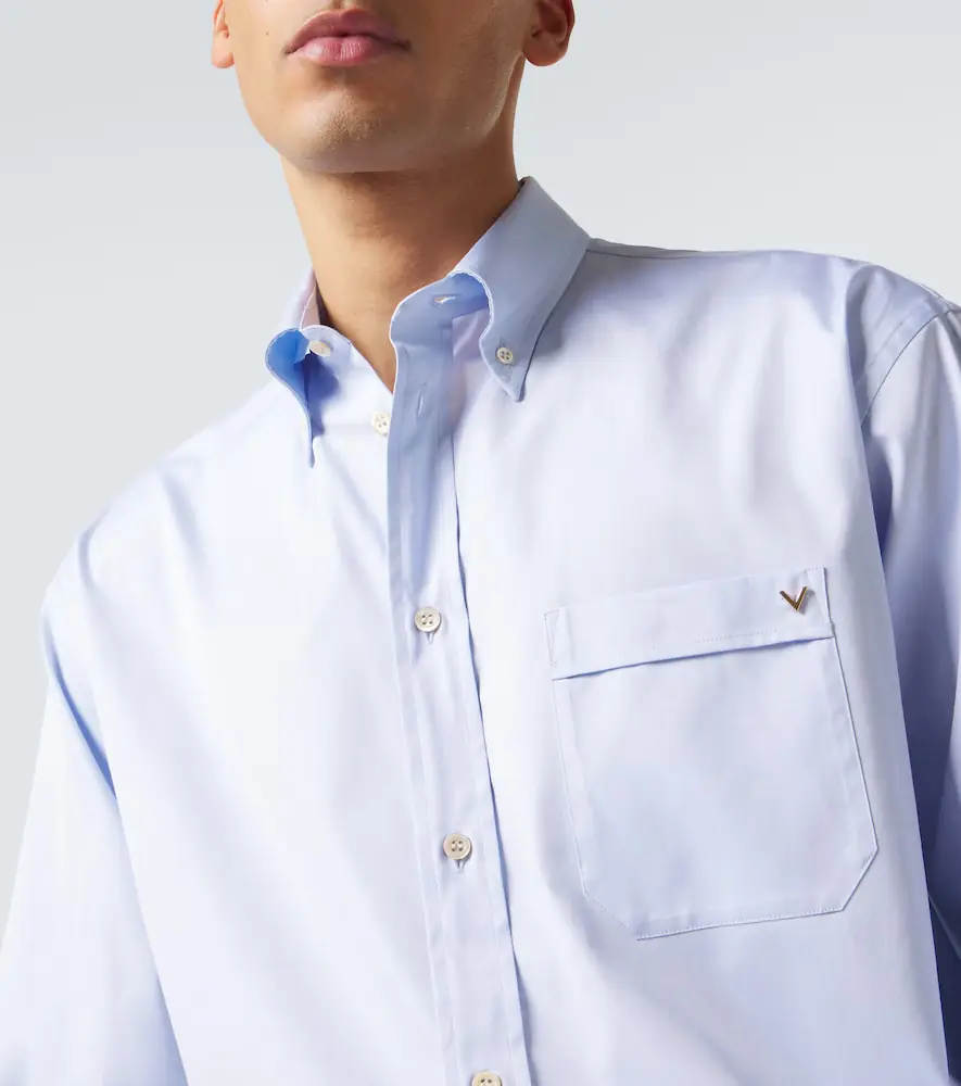 Valentino Garavani VGold cotton Oxford shirt | Thumbnail 2