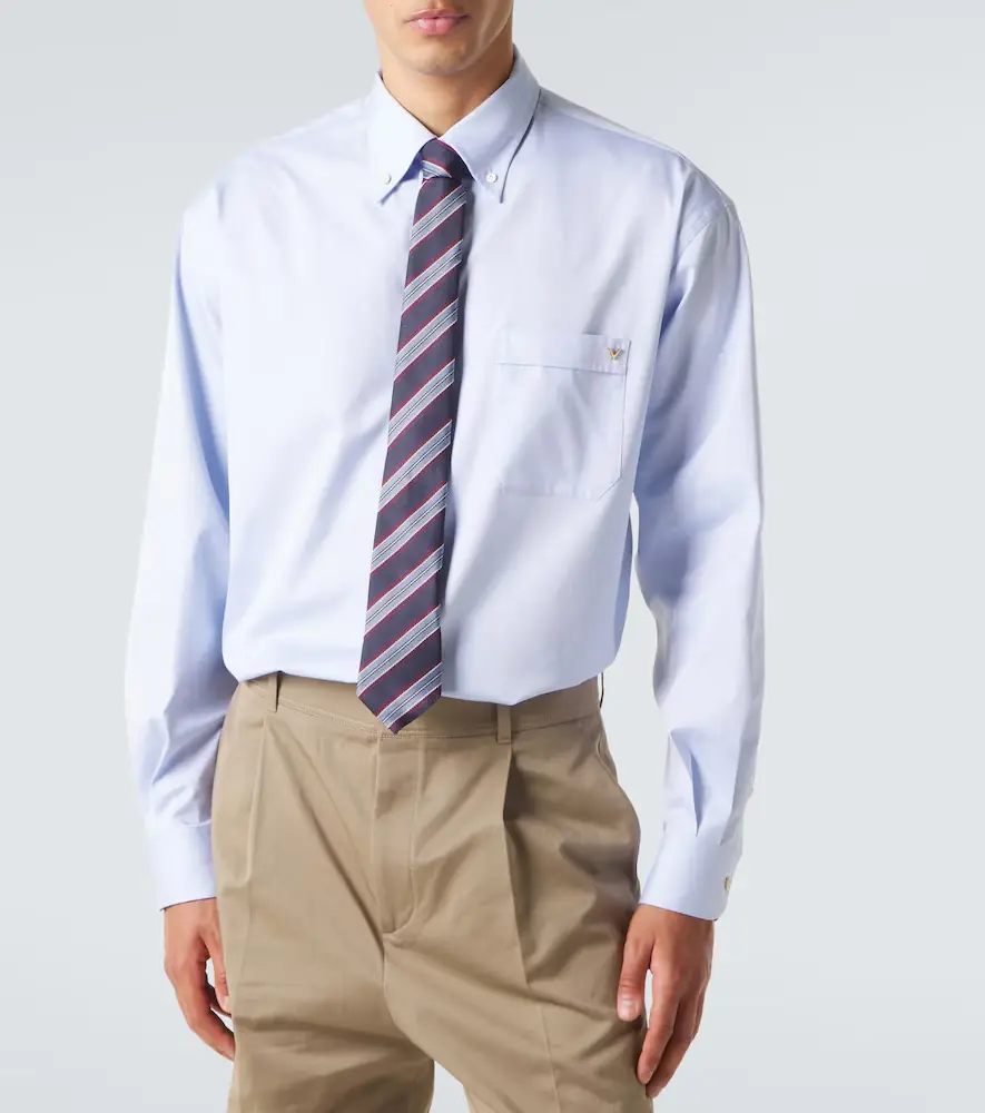 Valentino Garavani VGold cotton Oxford shirt | Thumbnail 4