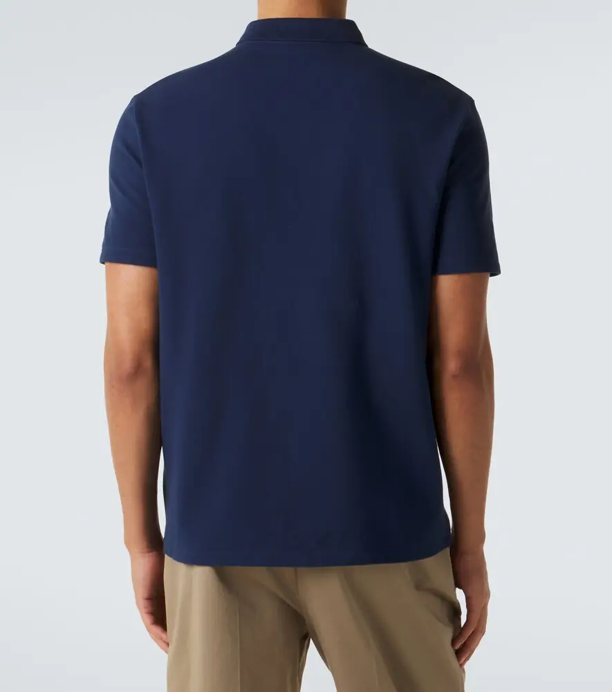 Valentino Garavani VGold cotton piqué polo shirt | Thumbnail 5 Valentino Garavani VGold cotton piqué polo shirt | Thumbnail 5