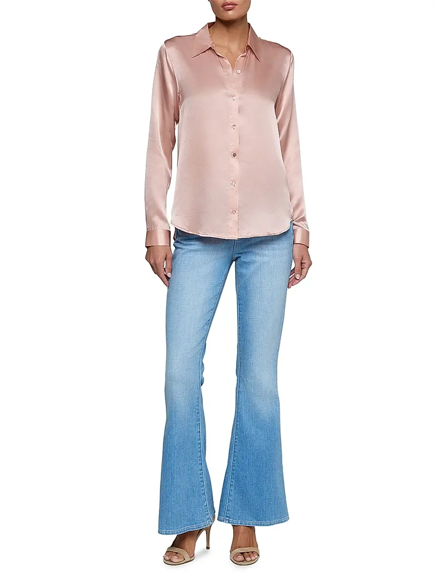 L'Agence Women's Tyler Silk Blouse | Thumbnail 2 L'Agence Women's Tyler Silk Blouse | Thumbnail 2