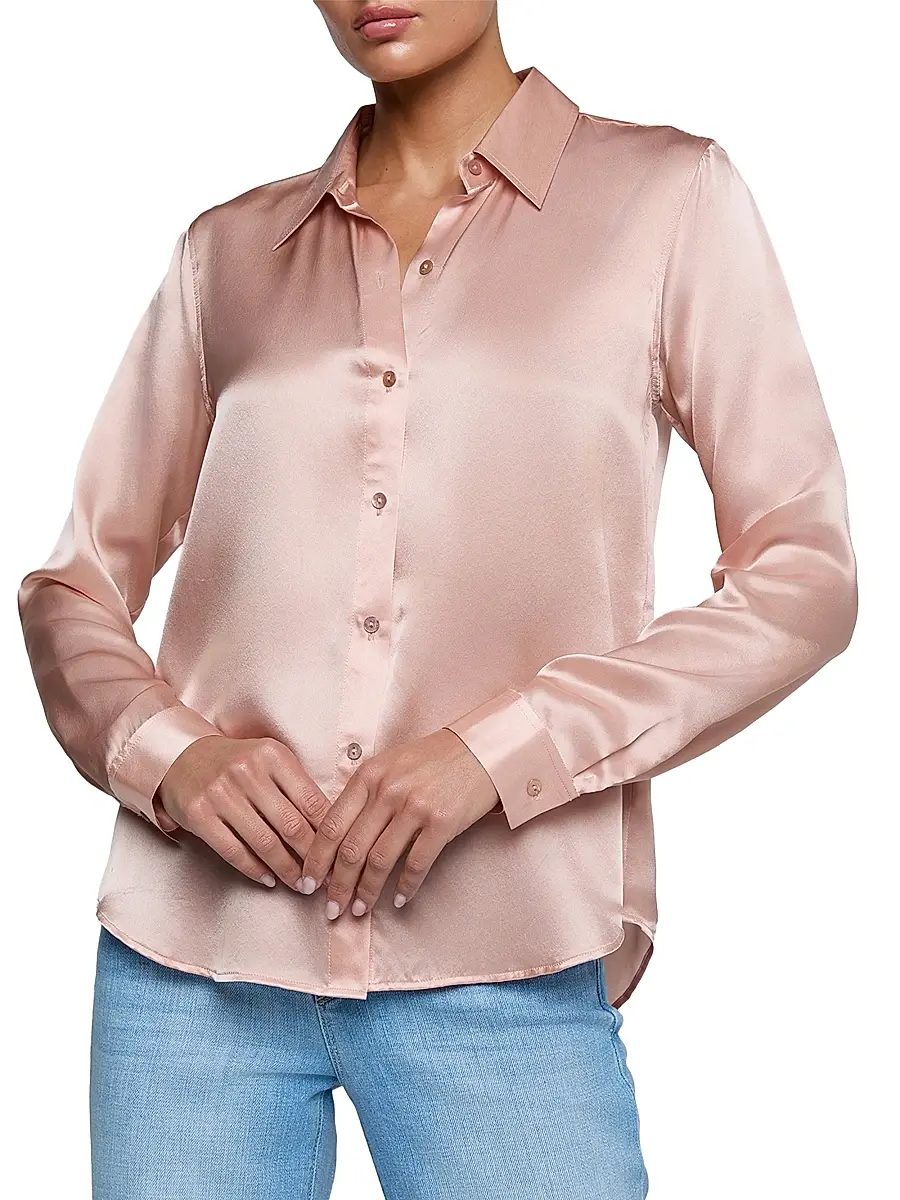 L'Agence Women's Tyler Silk Blouse | Thumbnail 3 L'Agence Women's Tyler Silk Blouse | Thumbnail 3