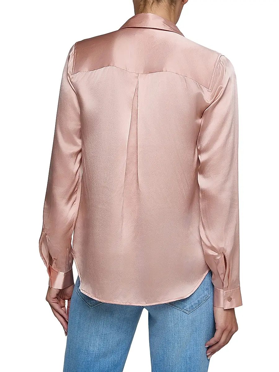 L'Agence Women's Tyler Silk Blouse | Thumbnail 5 L'Agence Women's Tyler Silk Blouse | Thumbnail 5