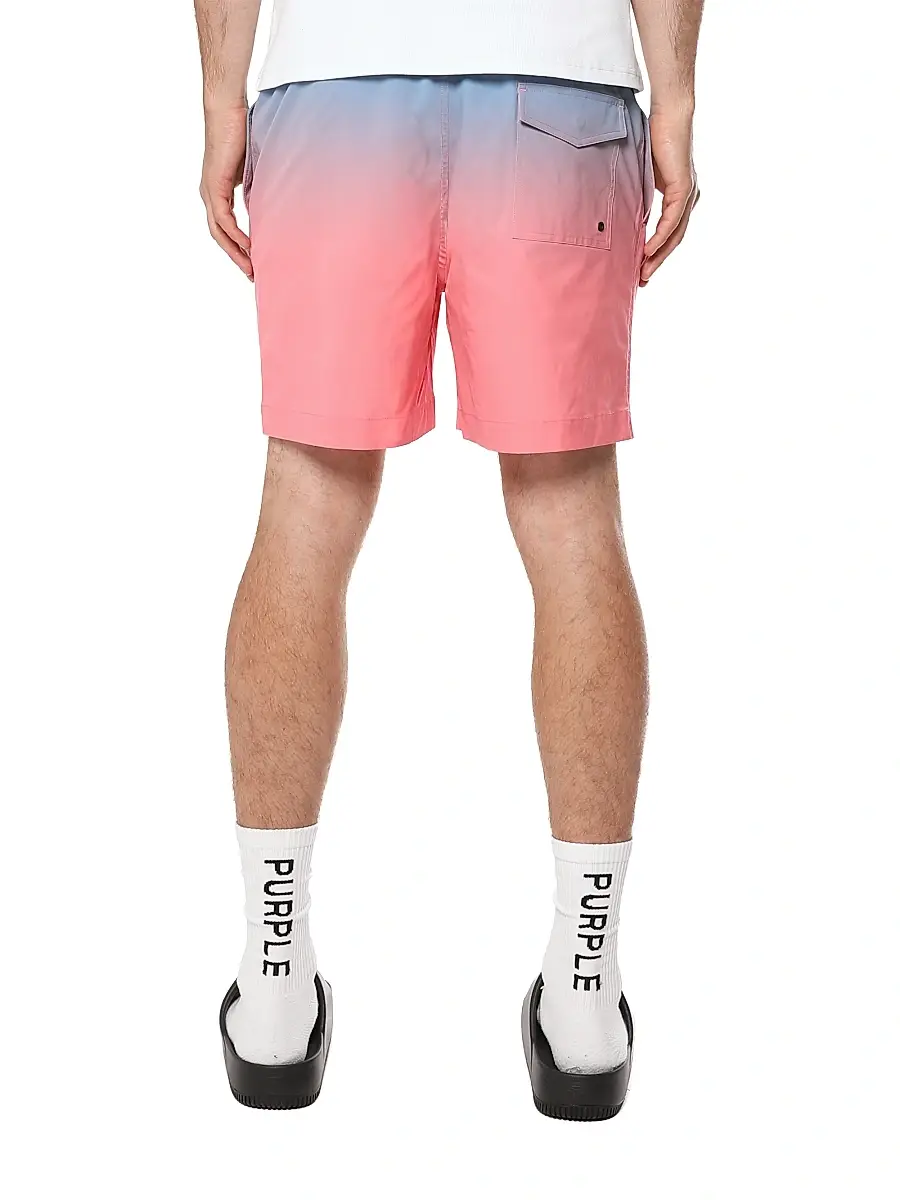 Purple Brand Men's All Around Gradient Swim Shorts | Thumbnail 2 Purple Brand Men's All Around Gradient Swim Shorts | Thumbnail 2