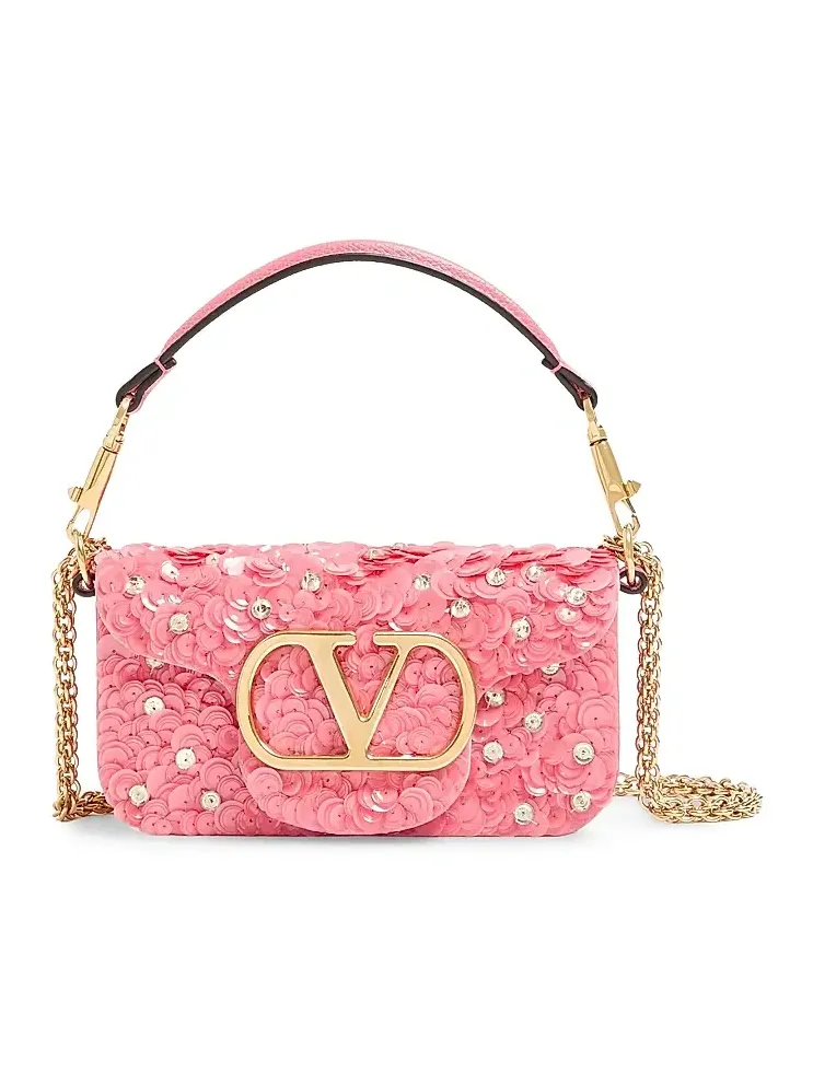 Women's Locò Small Embroidered Shoulder Bag Women's Locò Small Embroidered Shoulder Bag