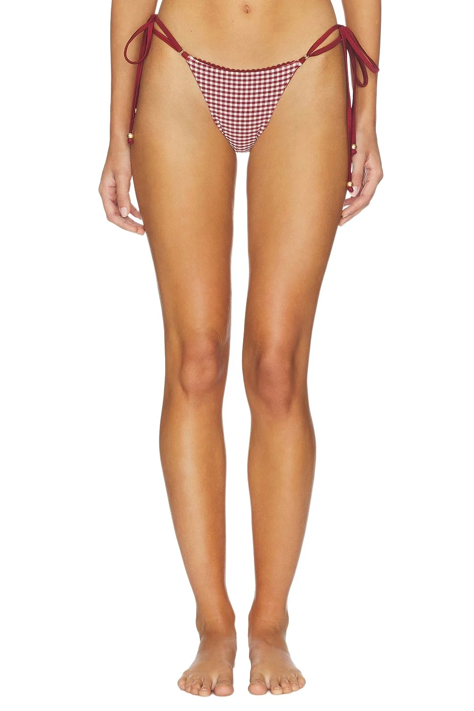 Decorative Thong Tie Side Bikini Bottom Decorative Thong Tie Side Bikini Bottom