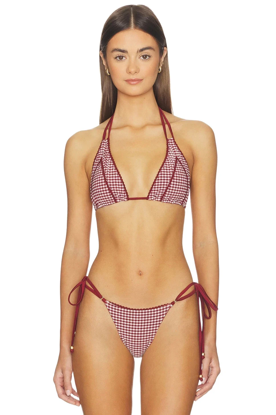 Kulani Kinis Decorative Panel Halter Bikini Top