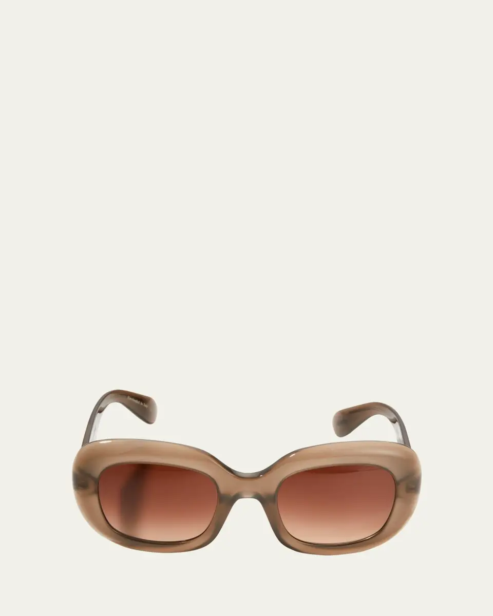 Oliver Peoples Jesson Round Semi-Transparent Acetate Sunglasses | Thumbnail 3 Oliver Peoples Jesson Round Semi-Transparent Acetate Sunglasses | Thumbnail 3