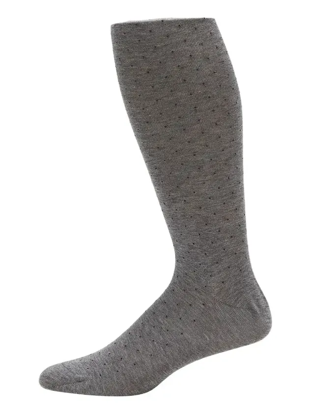 Men's Gadsbury Pindot Crew Socks