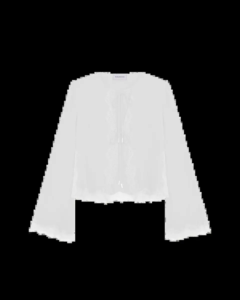16Arlington Filipa Tie-Front Silk Cardigan | Thumbnail 2 16Arlington Filipa Tie-Front Silk Cardigan | Thumbnail 2