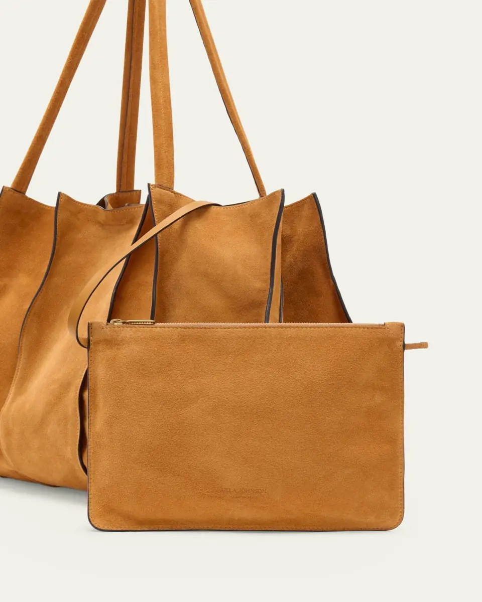 Ulla Johnson Adria Large Wavy Suede Tote Bag | Thumbnail 5 Ulla Johnson Adria Large Wavy Suede Tote Bag | Thumbnail 5