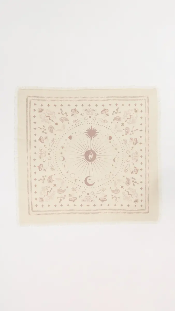 Freya Cashmere Bandana Scarf | Thumbnail 2