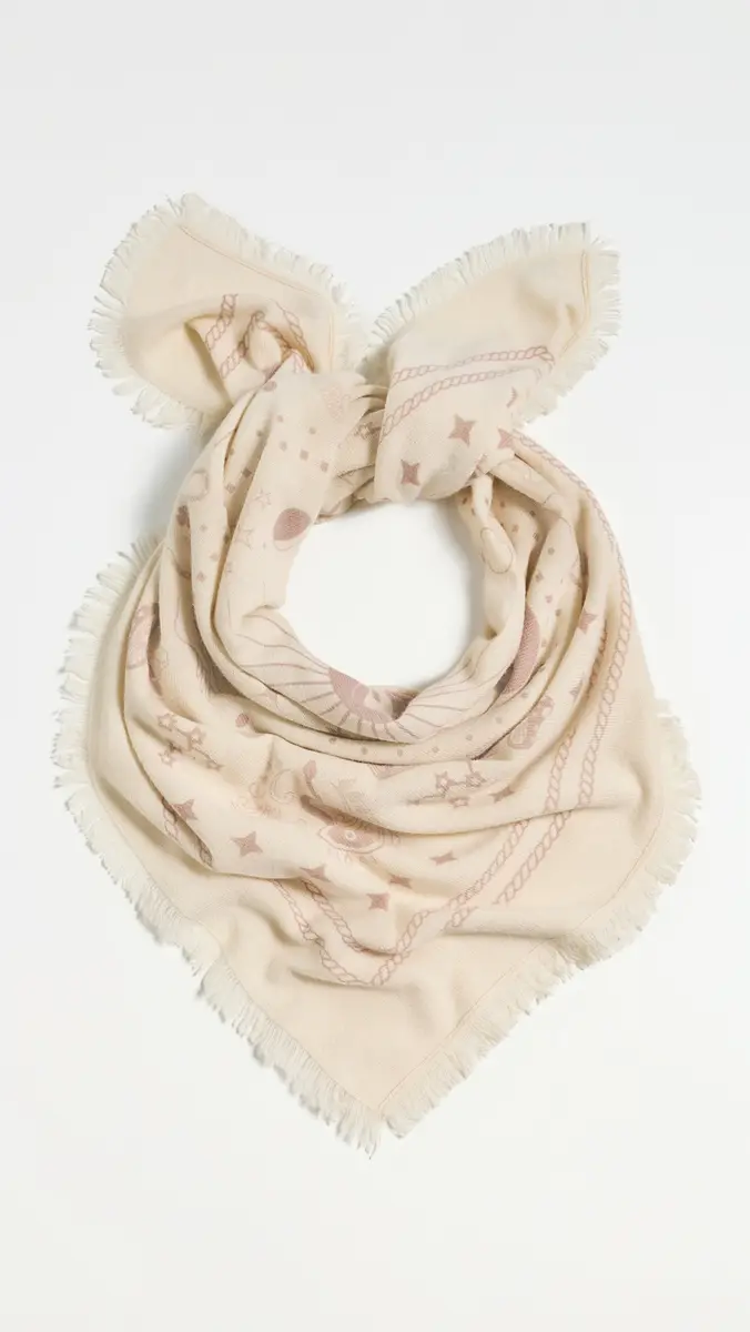 Freya Cashmere Bandana Scarf | Thumbnail 3