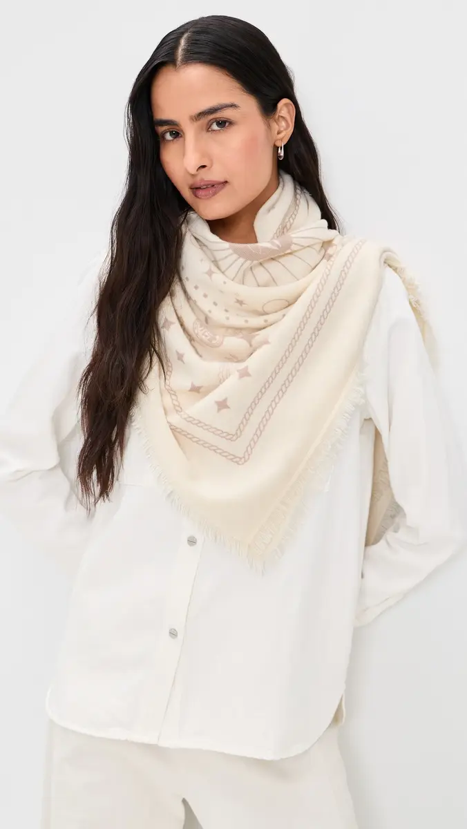 Freya Cashmere Bandana Scarf | Thumbnail 4