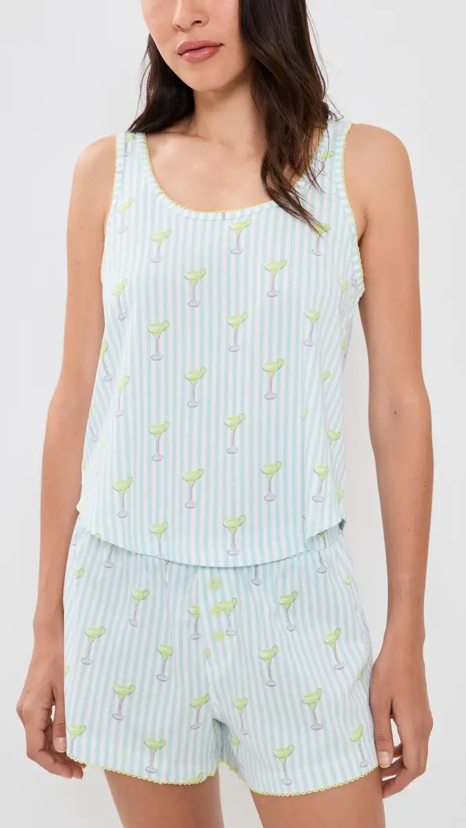 PJ Salvage Martini Pajama Set | Thumbnail 2 PJ Salvage Martini Pajama Set | Thumbnail 2