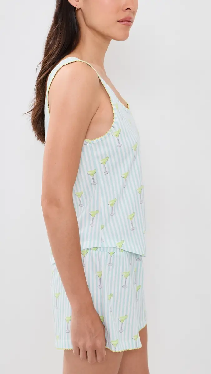 PJ Salvage Martini Pajama Set | Thumbnail 4 PJ Salvage Martini Pajama Set | Thumbnail 4