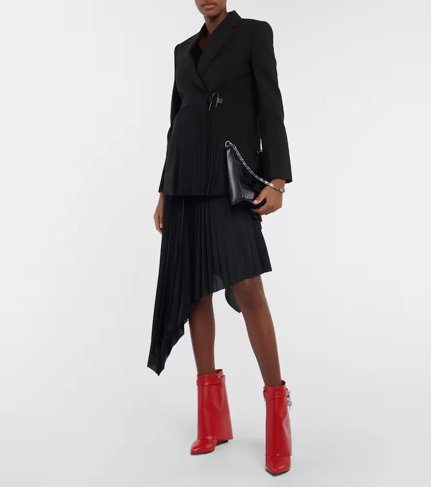 Givenchy Shark Lock leather ankle boots | Thumbnail 5