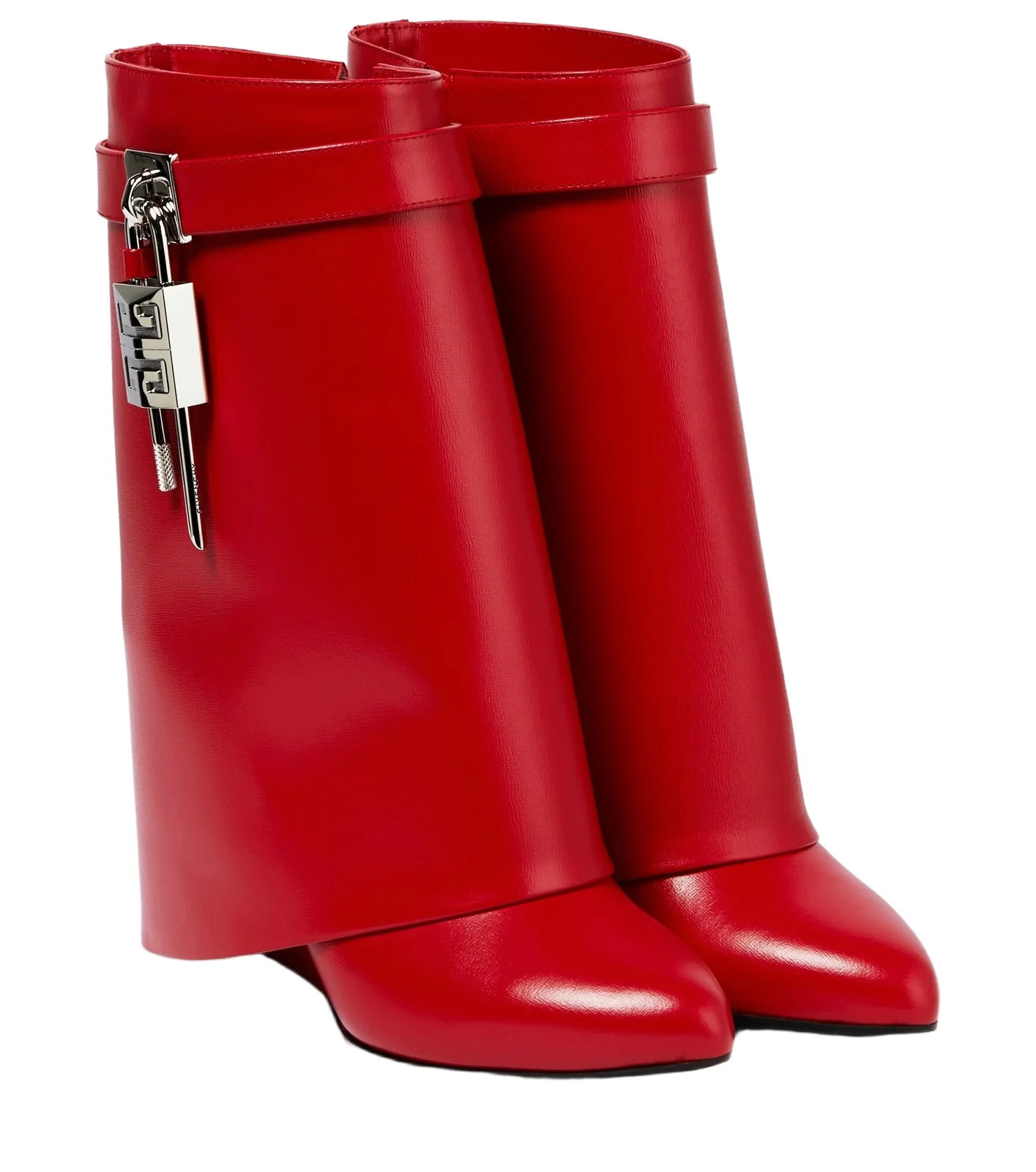 Shark Lock leather ankle boots Shark Lock leather ankle boots