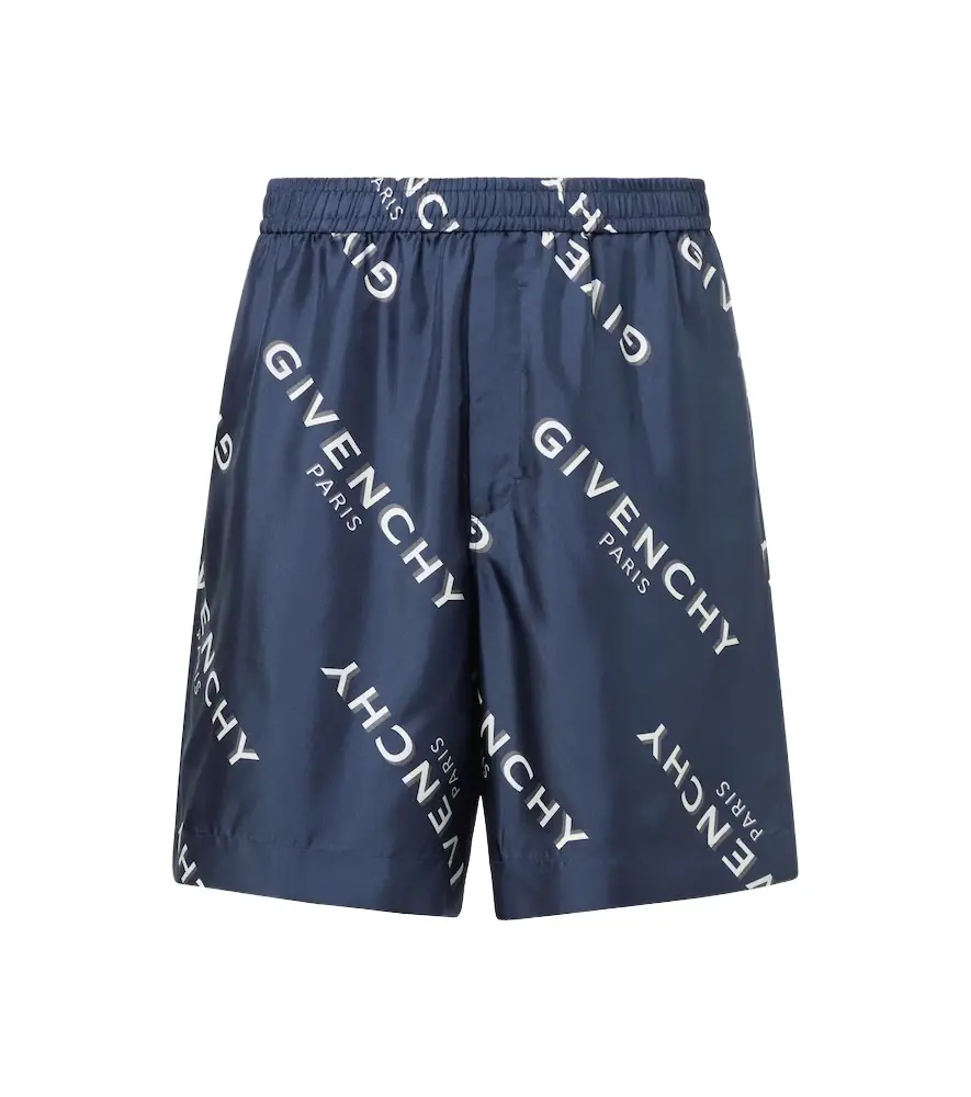Givenchy Shadow silk Bermuda shorts | Image 1 Givenchy Shadow silk Bermuda shorts | Image 1