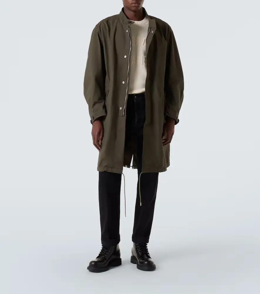Givenchy Stamp cotton-blend raincoat | Thumbnail 2 Givenchy Stamp cotton-blend raincoat | Thumbnail 2