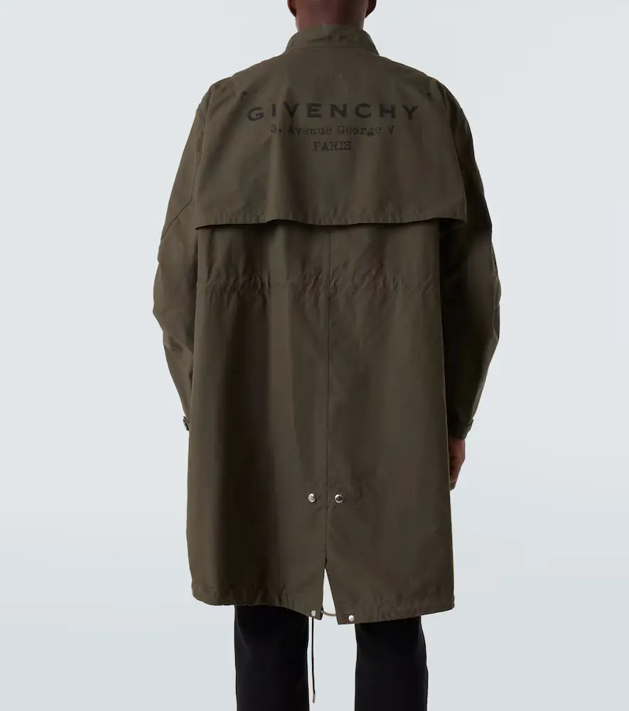 Givenchy Stamp cotton-blend raincoat | Thumbnail 4 Givenchy Stamp cotton-blend raincoat | Thumbnail 4