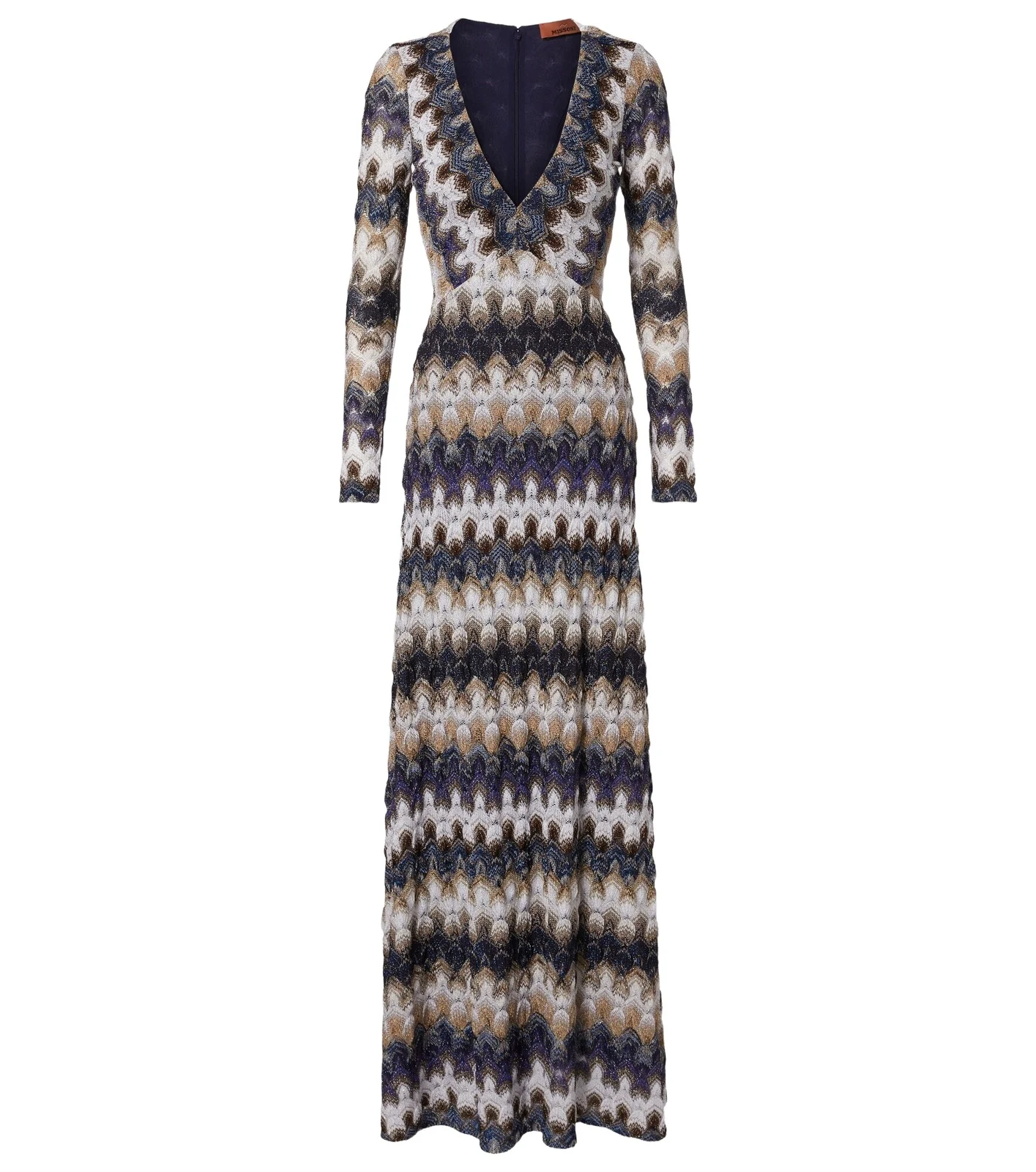 Lamé maxi dress