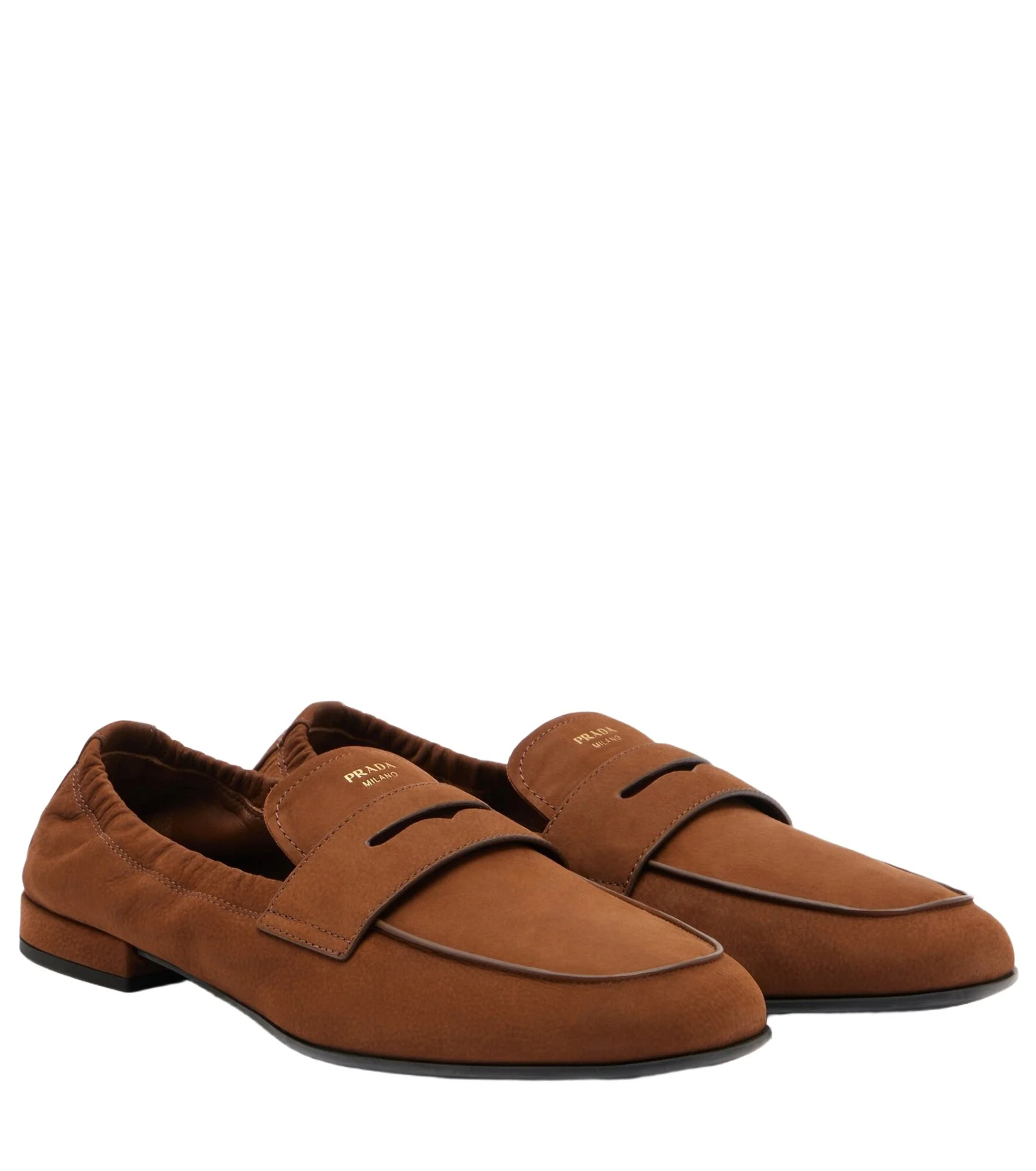 Leather penny loafers