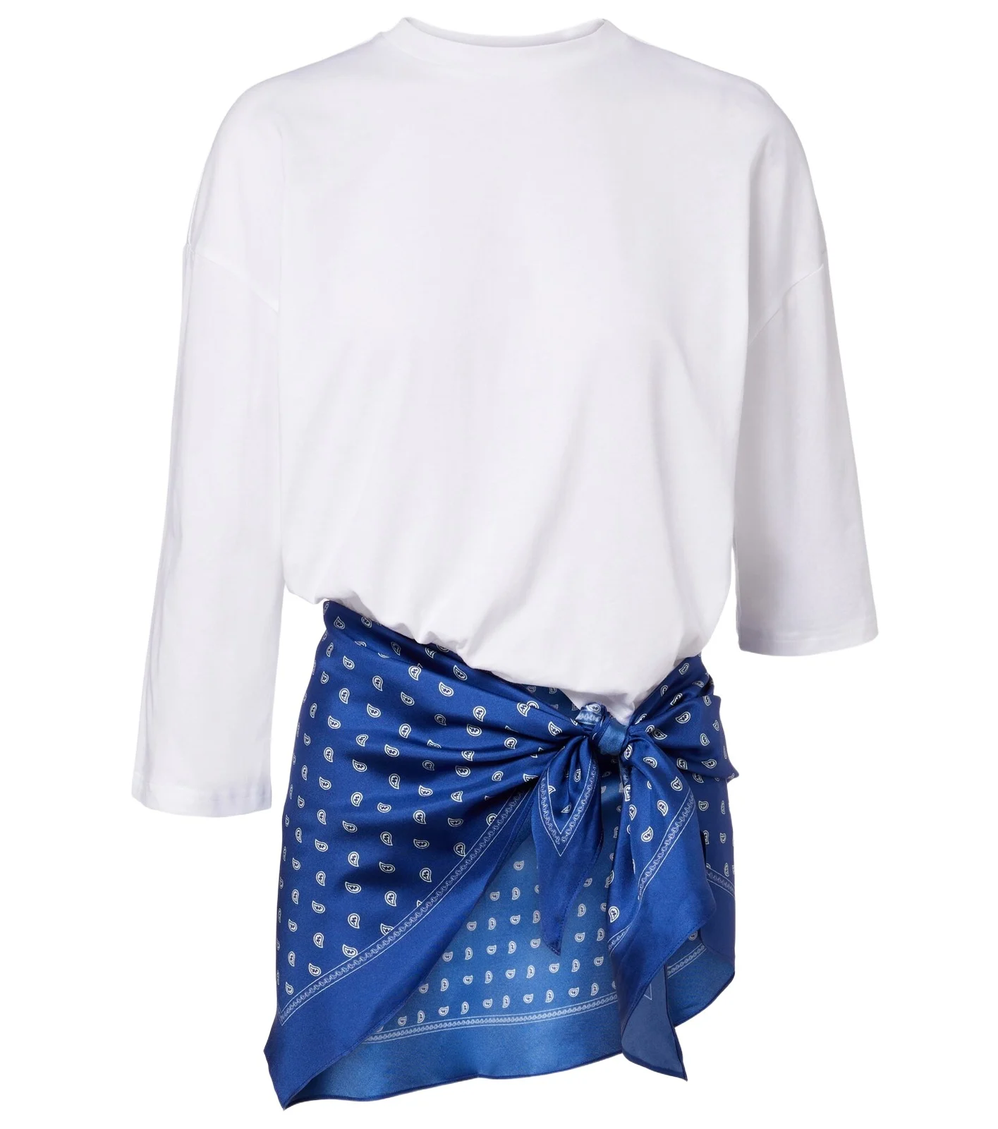 Christopher Esber Silk-trimmed cotton beach cover-up
