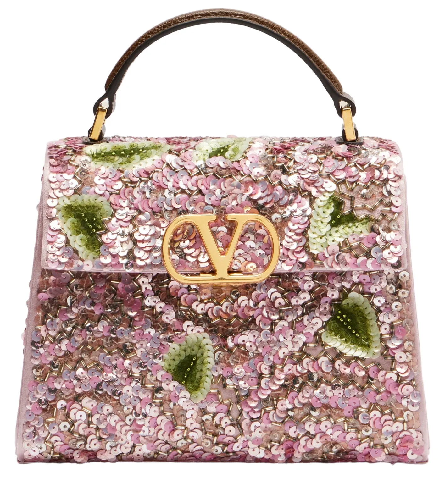 VSling Mini sequined top-handle bag