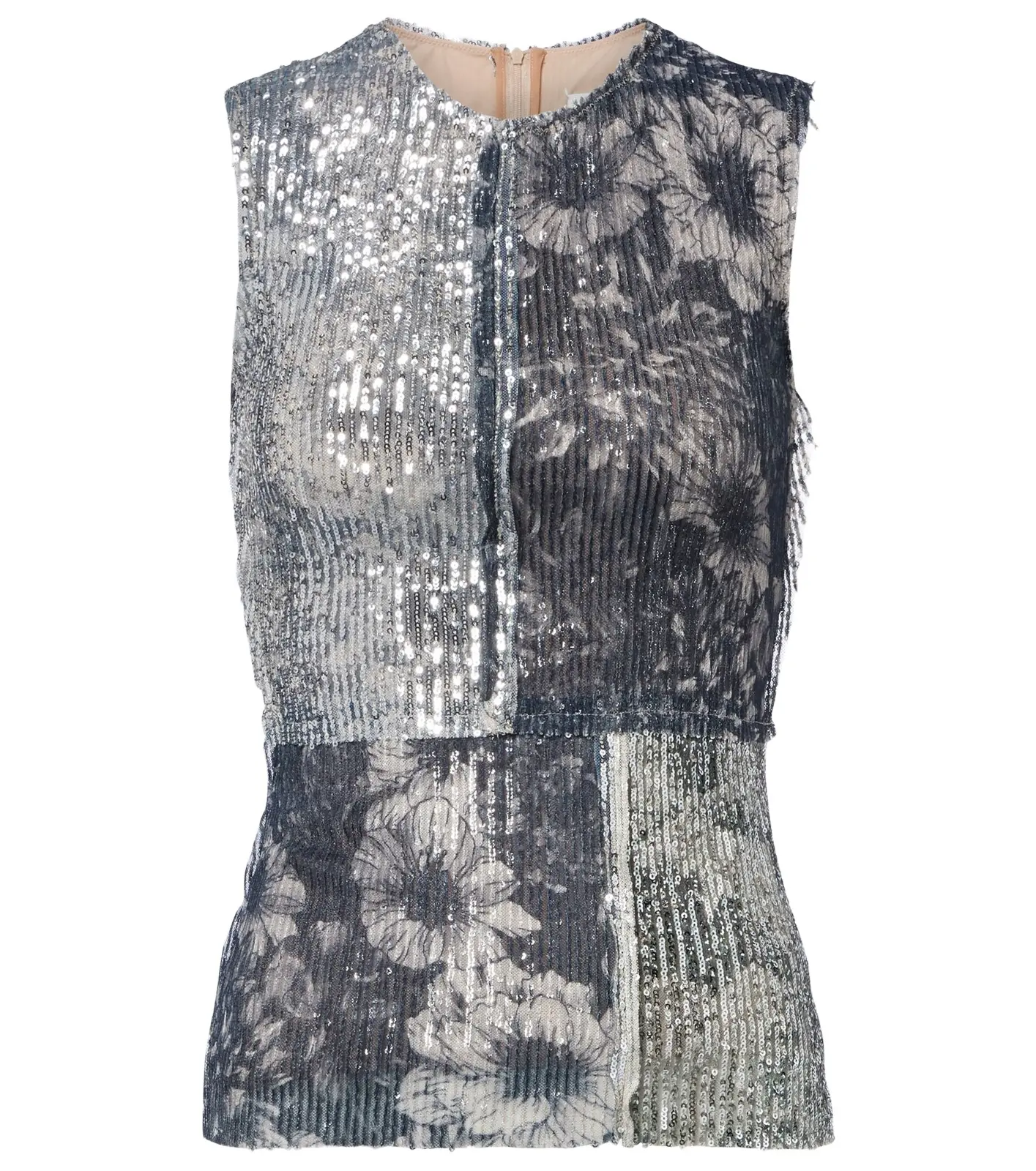 Sequined patchwork top Sequined patchwork top