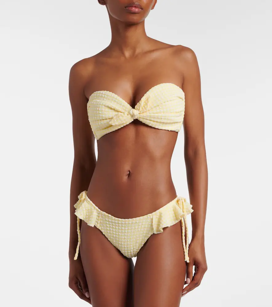 Montce Cabana gingham bikini top | Thumbnail 4 Montce Cabana gingham bikini top | Thumbnail 4