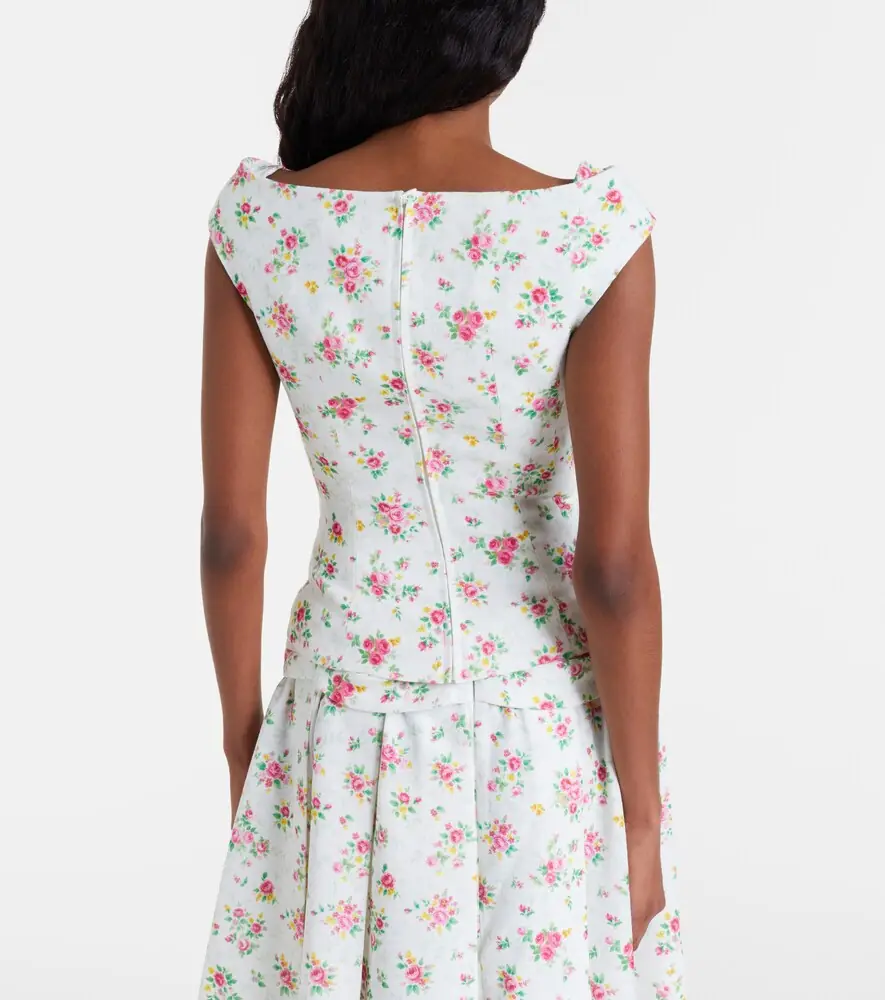 SHUSHU/TONG Bow-detail floral top | Thumbnail 6 SHUSHU/TONG Bow-detail floral top | Thumbnail 6