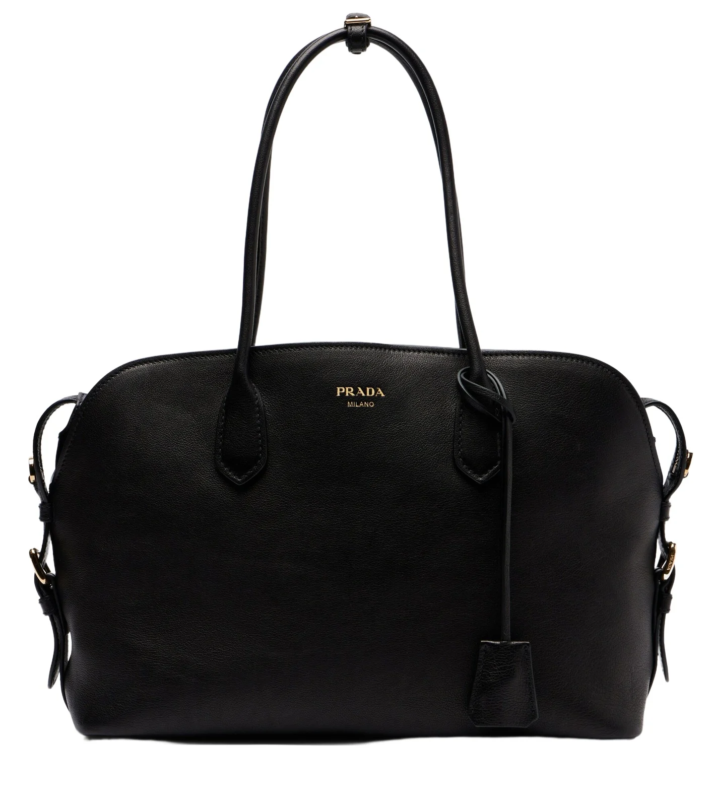 Large leather tote bag