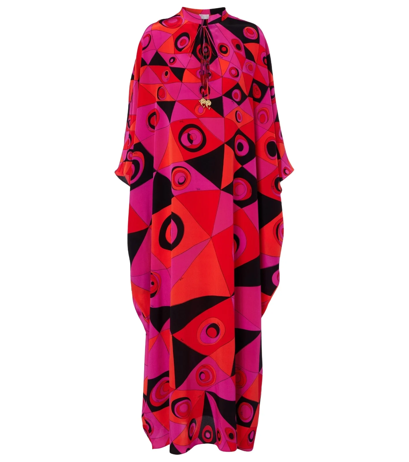 Occhi silk twill kaftan Occhi silk twill kaftan
