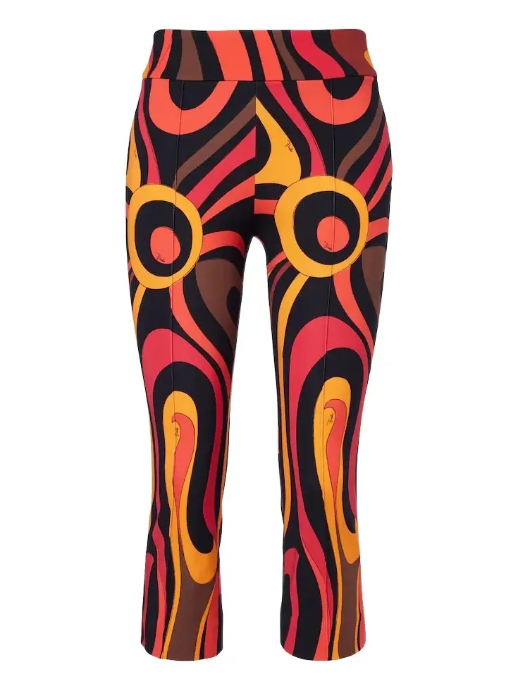 Marmo jersey capri pants