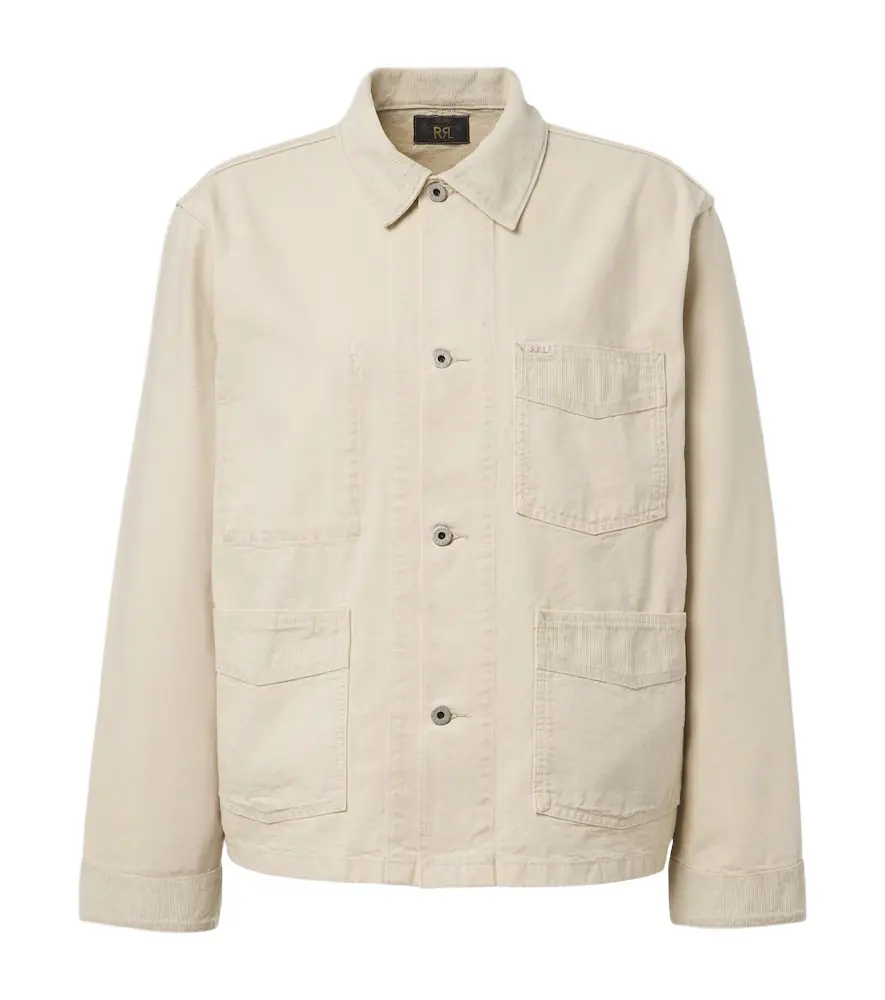 RRL Corduroy-trimmed denim jacket | Image 1 RRL Corduroy-trimmed denim jacket | Image 1