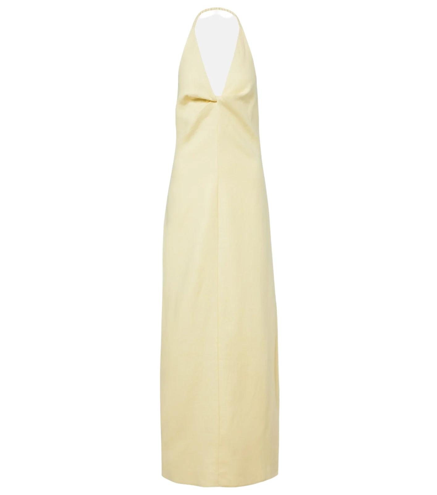 Halterneck linen maxi dress Halterneck linen maxi dress