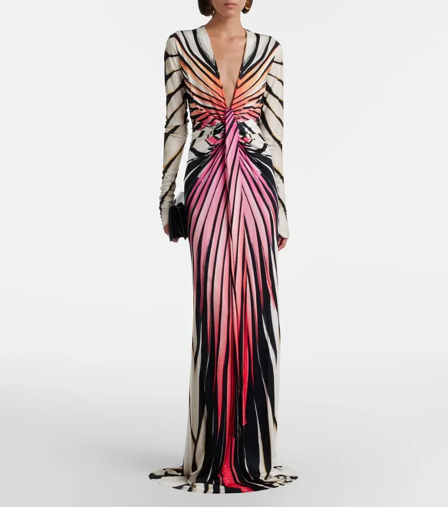 Roberto Cavalli Printed gown | Thumbnail 4