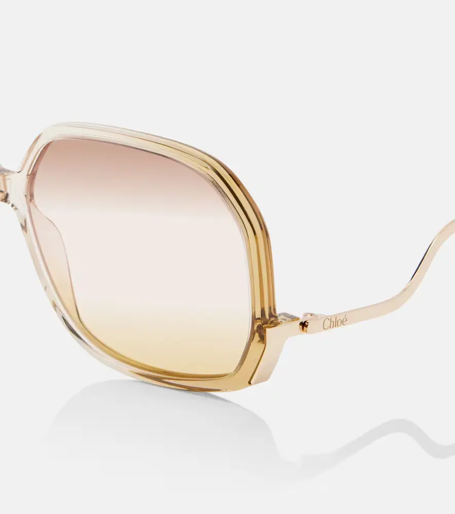 Chloe Chloé Wavy square sunglasses | Thumbnail 2 Chloe Chloé Wavy square sunglasses | Thumbnail 2