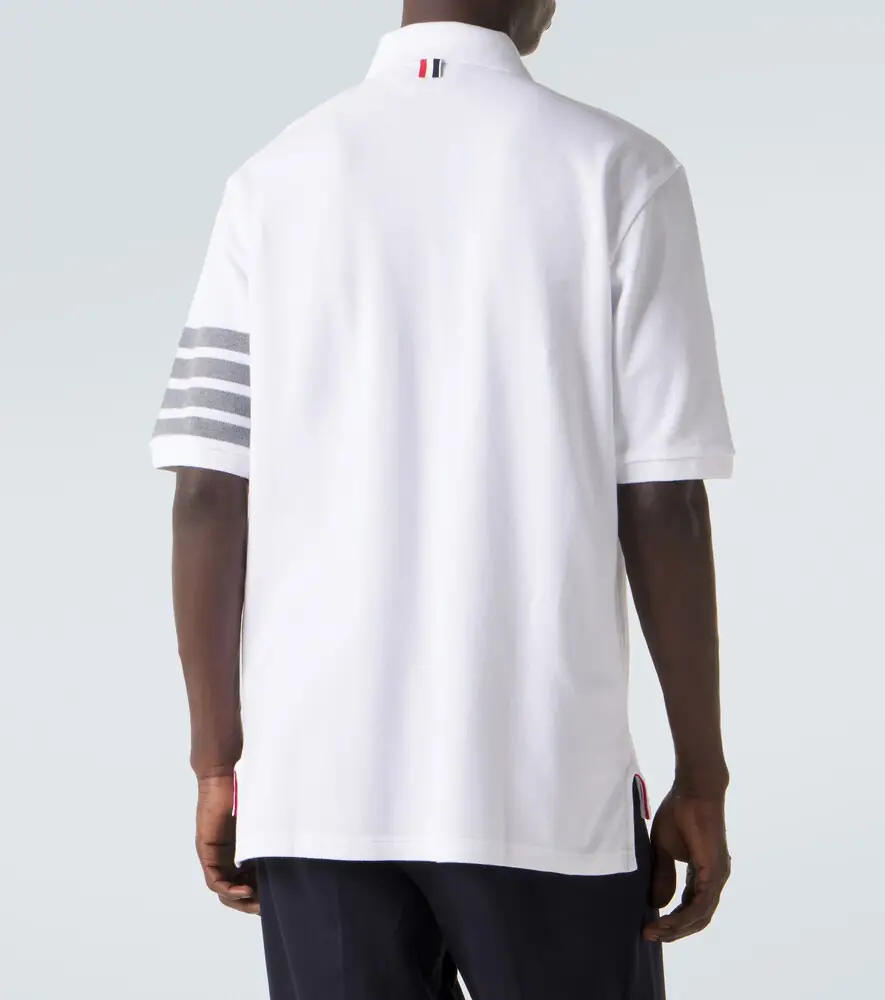 Thom Browne 4-Bar cotton polo shirt | Thumbnail 3