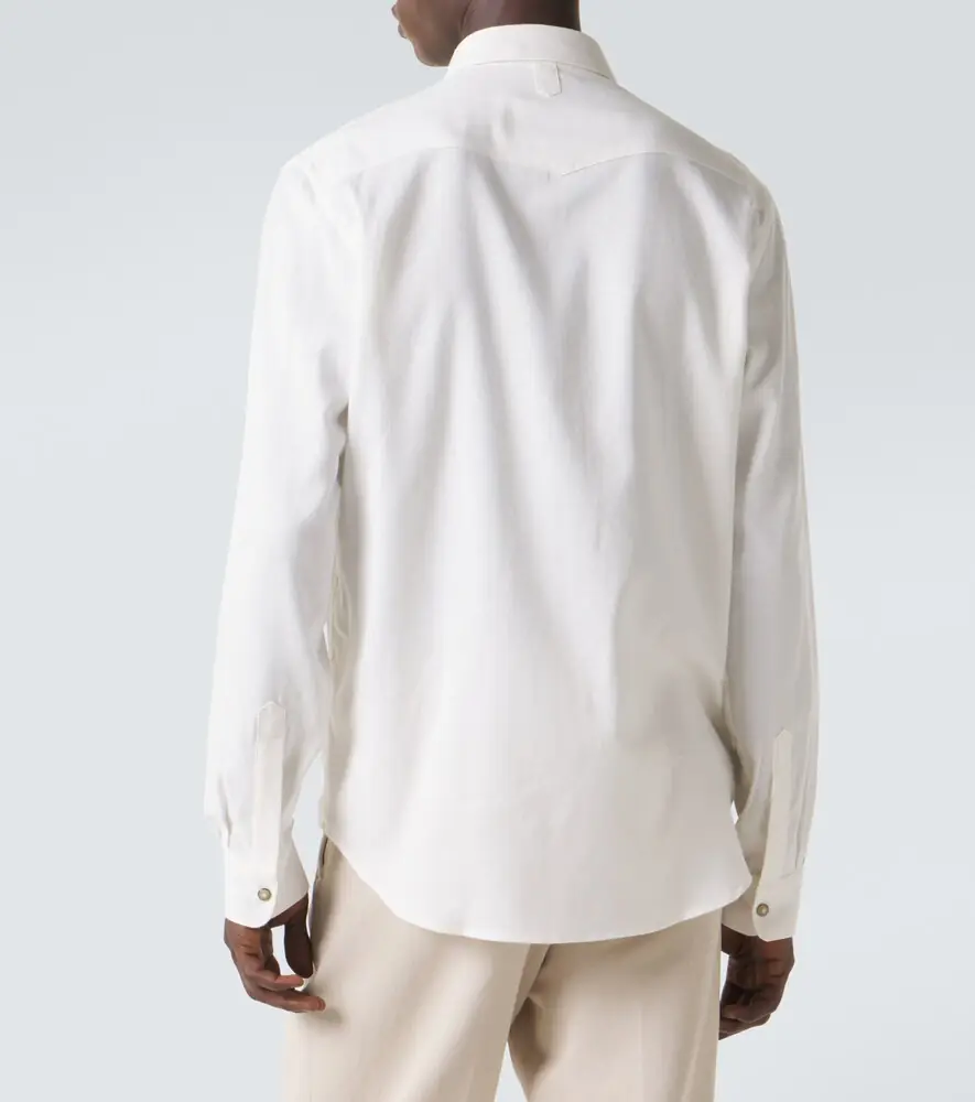 Canali Cotton and cashmere shirt | Thumbnail 6 Canali Cotton and cashmere shirt | Thumbnail 6